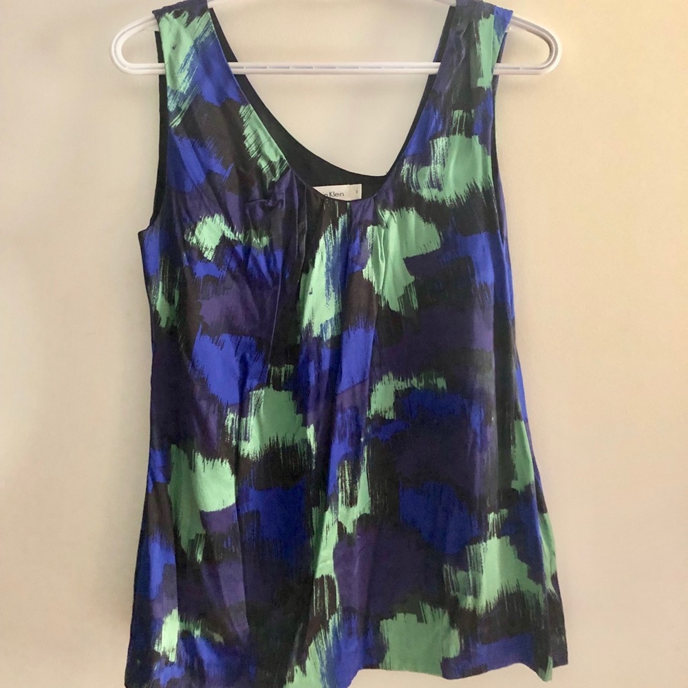 Calvin Klein 100% Silk Blouse